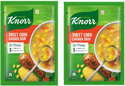 Knorr Sweet Corn Chicken Soup(Pack of 2, 84 g)
