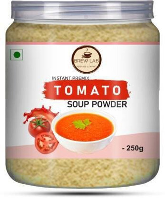 Brew Lab Instant Tomato Soup Powder | Premix For Home Use | No added Preservative | Vending Machine Usable | 12-14 Servings(250 g)