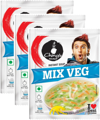 Ching's Secret Mix Veg Soup(Pack of 3, 165 g)