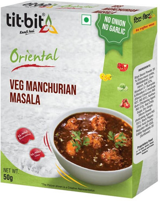 Tit-Bit Veg Manchurian Masala Combo No Onion No Garlic Easy To Cook, No MSG, Pack of 5(5 x 50 g)