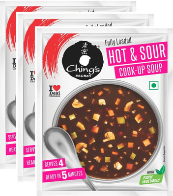 Ching's Secret Hot and Sour Soup(Pack of 3, 165 g)
