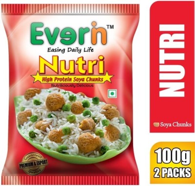 Everin Soya Chunks(200 g, Pack of 2)