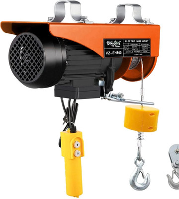 VOLTZ VZ-EH 600 Mini Electric Hoist 600kg Copper Winding Steel Lift 220V Spare Tire Hoist