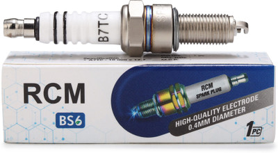 RCM SP-B7TC-10 Pre-Gapped Ignition Plug For Bike & Scooty Engines Copper Spark Plugs(Pack of 10)