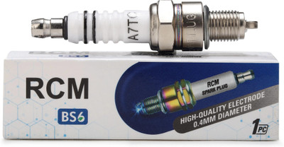 RCM SP-A7TC Spark Plug A7TC | Pre-Gapped, Aluminium Body For Bike & Scooter Engines Copper Spark Plugs(Pack of 1)