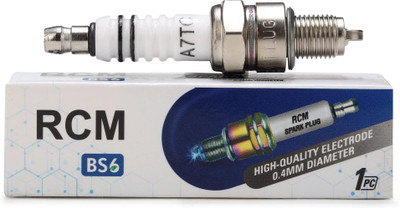 RCM SP-A7TC Spark Plug Pre-Gapped, Aluminium Body For Bike & Scooter Engines Iridium Spark Plugs(Pack of 1)