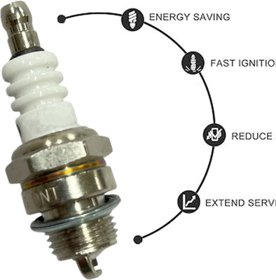 ADAWAT Heavy Duty Spark Plug For 58cc Petrol Chainsaw CK33 Iridium Spark Plugs(Pack of 1)