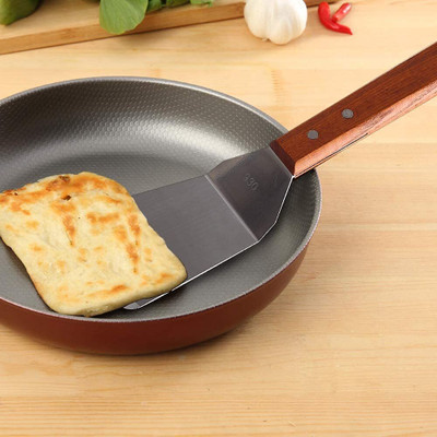 Baskety Stainless Steel Griddle Scraper and Pancake Turner, Small Pack of 1 Non-Stick Spatula(Pack of 1)