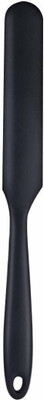 Baskety Silicone Non-Stick Heat Resistant Kitchen Utensil| Spatula Spreader/Butter knife 24cm |Pack of 1 Black Non-Stick Spatula(Pack of 1)