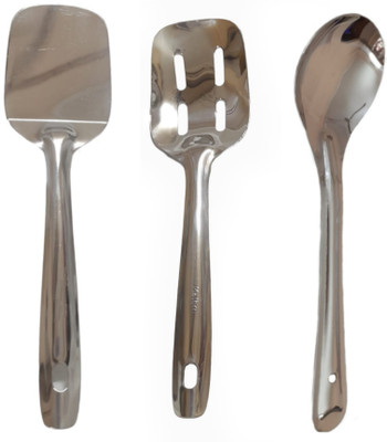 ESS KAY Set of 3 Stainless Steel Spatula ,ladles, mixing karchi Mixing Spatula(Pack of 3)
