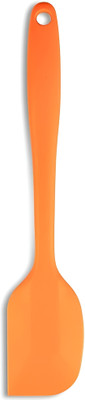 Sugalsu Food Grade Silicone Spatula Set for Baking Non Stick Cookware BPA-Free (Orange) Non-Stick Spatula(Pack of 1)