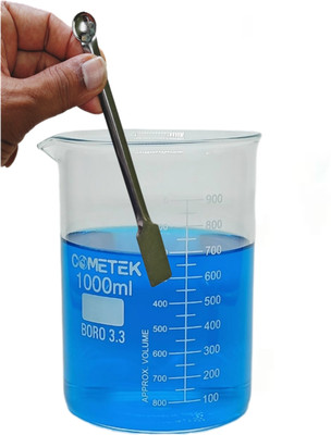 90 Degree Lab Spatula Scientific Apparatus Instrument Spoon Stirrer for Laboratory Lifting Spatula(Pack of 2)