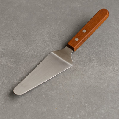 We3 Stainless Steel Pie Spatula Serrated Comfortable Handle for Cutting and Serving Lifting Spatula(Pack of 1)
