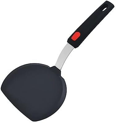 Besillia Turner Spatula, Circular Spatula Non-stick Flexible Wide Slotted Spatula Non-Stick Spatula(Pack of 1)