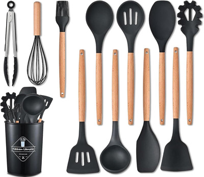 Hirparas Tech Enterprise 12474 Non-Stick Spatula(Pack of 11)