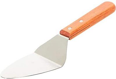 We3 Pie Server Cake Support Transmission Triangle Shovel Spatula Wooden Handle Lifting Spatula(Pack of 1)