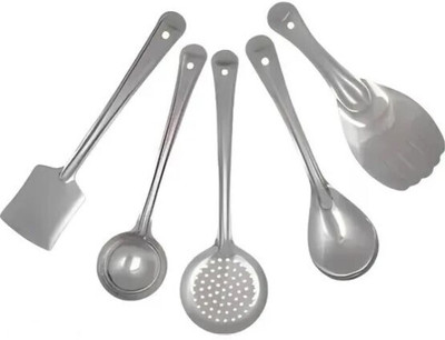 FinoFox Cooking Spoons for Kitchen | Mixing Spatula(Pack of 5)