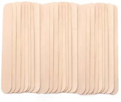 Glamezone Amazing Quality Natural Wooden Ice Cream Sticks,Candy Stick For Hobby Crafts