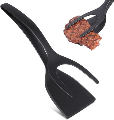 TWINZEN 2 in 1 Egg Spatula, Egg Flipper Spatula Grip and Flip Spatula Tongs Lifting Spatula(Pack of 1)