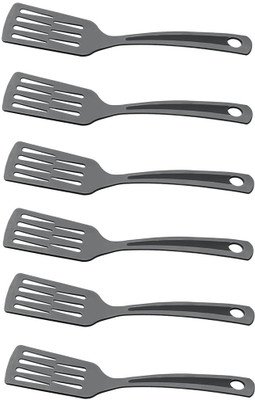 Dynore Black Nylon Spatula Set of 6 Pcs Small Mixing Spatula(Pack of 6)