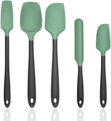 TRIFECTA 5-Piece Silicone Spatula Set Non-Stick Spatula(Pack of 5)