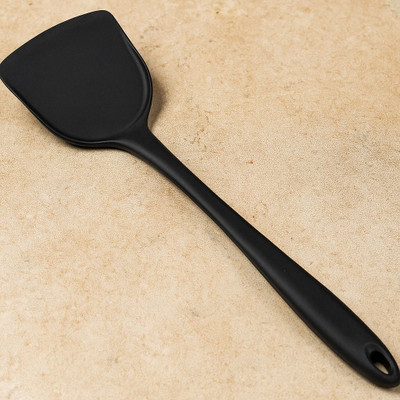 Ramkuwar (Silcone Spatula Black) Non-Stick Spatula(Pack of 1)