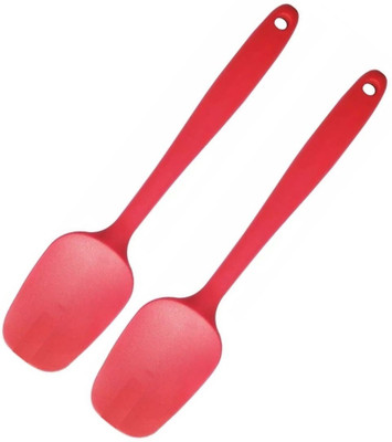 Giffy ® Silicone With Core Spoon All-Purpose Heat-Resistant Spatula Kitchen Non-Stick Spatula(Pack of 2)