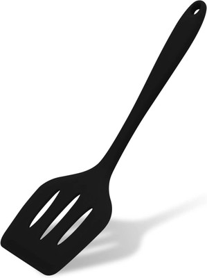 Ramkuwar (Silicone Shovel Black) Non-Stick Spatula(Pack of 1)