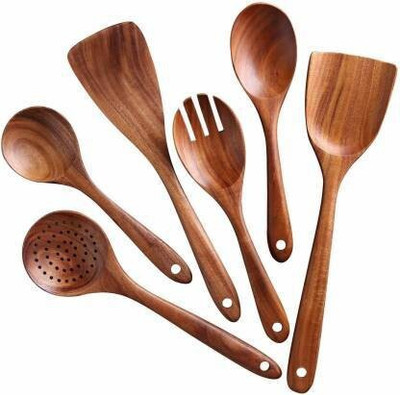 SRE A1 Wooden Spatula(Pack of 6)