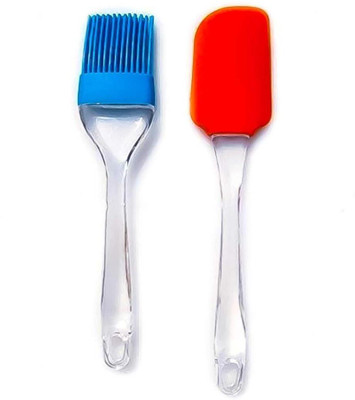 Vish creation Small Spatula and Pastry Brush Rubber Spatula(Pack of 2)
