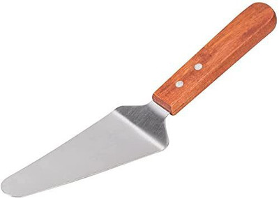 We3 Stainless Steel Pie Spatula Serrated Comfortable Handle for Cutting and Serving Lifting Spatula(Pack of 1)