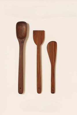 Tradezon spatula-6 Wooden Spatula(Pack of 3)