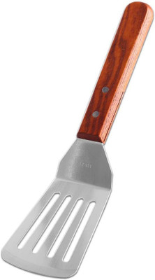We3 Spatula Flipper for Cooking Grilling with Strong Wooden Handle Slotted Spatula(Pack of 1)