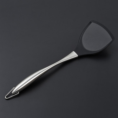 Ramkuwar (Steel Spatula Black) Non-Stick Spatula(Pack of 1)