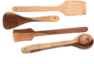 Remarkable Choice 4 SpoonNew Wooden Spatula(Pack of 4)