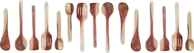 MY STORE Jumbo Set Of 15-Spatula Wooden Spatula(Pack of 15)