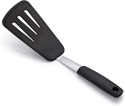 Besillia Good Grips Large Silicone Slotted Flexible Turner,Spatula,Fish Turner Spatula Non-Stick Spatula(Pack of 1)