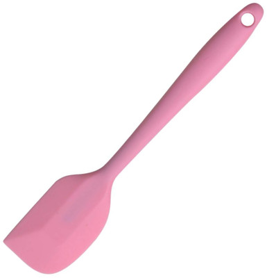JAMBOREE Pink Silicone Spatula 11inch Rubber Spatula Heat Resistant Non-Stick Baking Tool Mixing Spatula(Pack of 1)