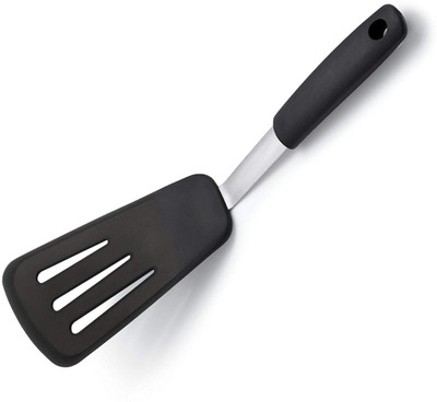 Baskety Flexible Silicone Spatula, Set of 1 Slotted Spatula(Pack of 1)