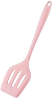 Sanimart Non stick High Temperature Resistance Slotted Silicone Turners Cooking Spatula Slotted Spatula(Pack of 1)