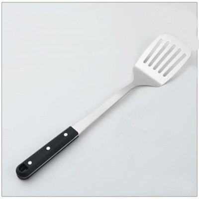 HomeHunt Stainless Steel Slotted Turner Comfortable Plastic Grip Handle Cooking Flipping Slotted Spatula(Pack of 1)