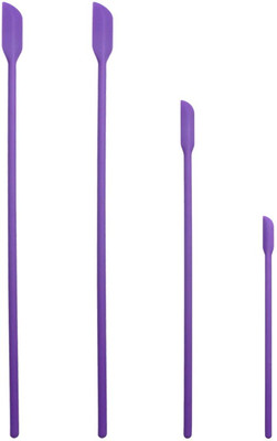 TGOPIT Silicone Spatula Set Mini Jar Scraper Small Silicone Spatula Makeup Spatula Rubber Spatula(Pack of 4)