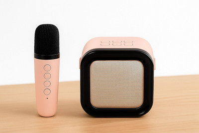Tricea Portable Wireless Karaoke Microphone & Bluetooth Speaker Set Speaker Mod(Compatible only with  YES, All Bluetooth-enabled Android & iOS smartphones)