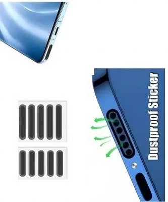 BSVR Speaker Anti-Dust Protector Sticker Short 5 & long 5 Pec) All Smartphones 306 Digital Visual Interface Black Anti-dust Plug(Mobile Pack of 10)
