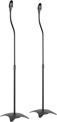 VSYS HEIGHT-ADJUSTABLE METAL SATELLITE SPEAKER FLOOR STAND Speaker Mount
