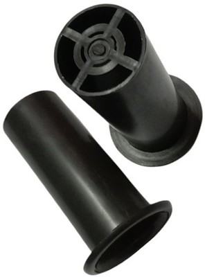 UNISHOPPE Plastic Speaker Cabinet Shiny Port Tubes,Long Black for subwoofer Pack of 2 Pcs Speaker Mount