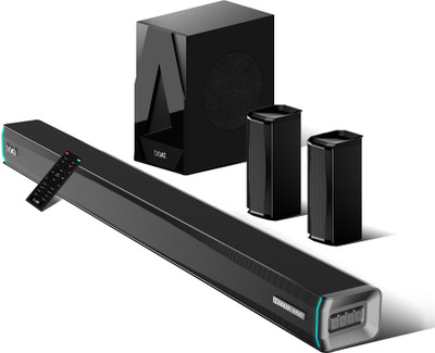 boAt Aavante Bar 5400D w/ Dolby Audio, 6 Drivers Surround Sound & Wireless Satellites 550 W Bluetooth Soundbar(Black, 5.1 Channel)