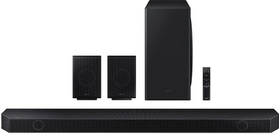Samsung HW-Q930B/XL Wireless with Dolby Atmos Wi-fi, Q-Symphony Built-in Alexa 540 W Bluetooth Soundbar(Black, 9.1.4 Channel)