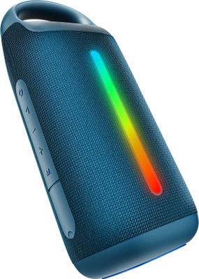 boAt Stone Arc Pro Plus, Spatial Audio, 78mm Drivers, 12H Battery, RGBs & App Support 45 W Bluetooth Speaker(Tropical Blue, Mono Channel)