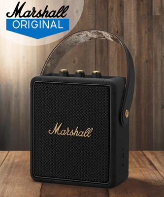 Marshall Stockwell II 20 W Bluetooth Speaker(Black & Brass, Stereo Channel)
